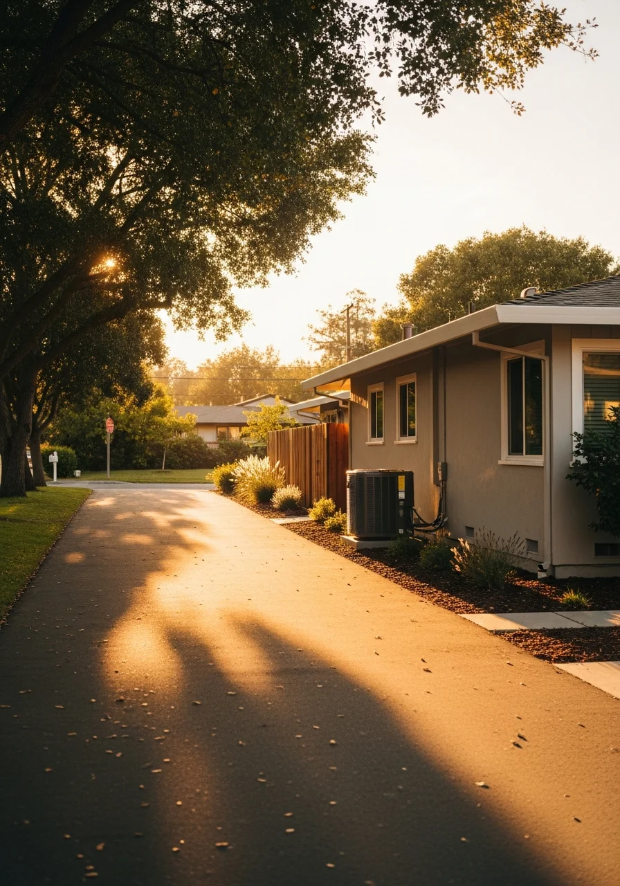 Residential home in Sunnyvale's Ponderosa Park area with mature landscaping and updated exterior.
